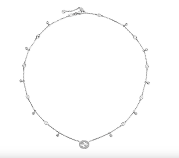 Gucci Jewellery - Necklace Gucci 18K White Gold Interlocking G Diamond Necklace