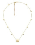 Gucci Jewellery - Necklace Gucci 18K Yellow Gold Diamond Running G Necklace