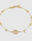 Gucci Jewellery - Bracelet Gucci 18K Yellow Gold Interlocking G Diamond Bracelet