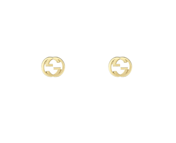 Gucci Jewellery - Earrings - Stud Gucci 18K Yellow Gold Interlocking G Studs
