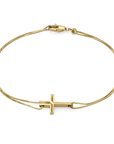 Gucci Jewellery - Bracelet Gucci 18K Yellow Gold Link To Love Cross Bracelet