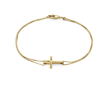 Gucci Jewellery - Bracelet Gucci 18K Yellow Gold Link To Love Cross Bracelet