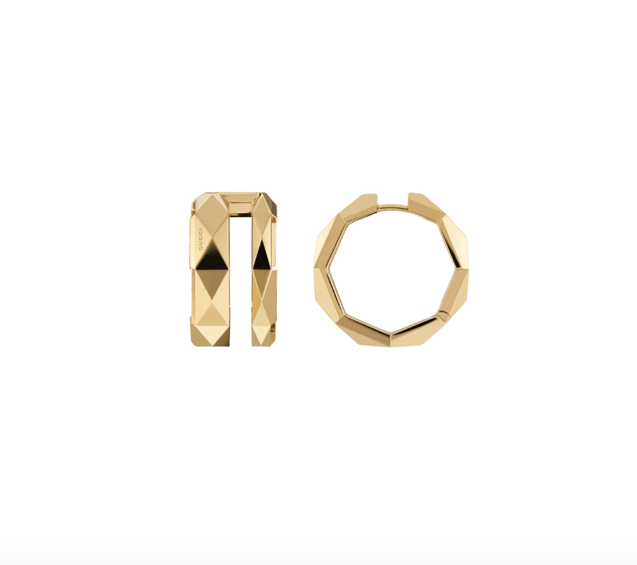 Gucci Jewellery - Earrings - Drop GUCCI 18K YELLOW GOLD LINK TO LOVE HOOP EARRINGS