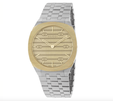 Gucci Watch GUCCI 25H Two-Tone Stainless Steel and Gold 38mm Watch