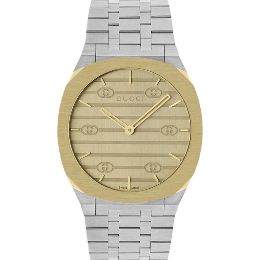 Gucci Watch GUCCI 25H Two-Tone Stainless Steel and Gold 38mm Watch