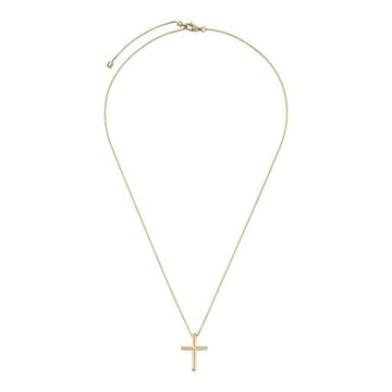 Gucci Jewellery - Necklace GUCCI LINK TO LOVE CROSS NECKLACE 18K YELLOW GOLD