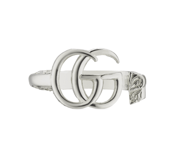 Gucci Jewellery - Rings Gucci Silver GG Marmont Key Style Ring Size 7