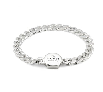 Gucci Jewellery - Bracelet Gucci Silver Hexagon Trademark Bracelet