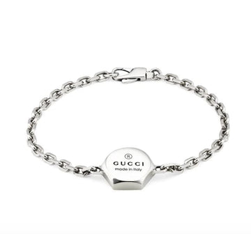 Gucci Jewellery - Bracelet Gucci Silver Hexagon Trademark Bracelet