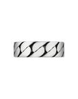 Gucci Jewellery - Rings Gucci Silver Interlocking G 6mm 'Gourmette' Ring Size 7