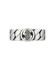 Gucci Jewellery - Rings Gucci Silver Interlocking G 6mm 'Gourmette' Ring Size 7