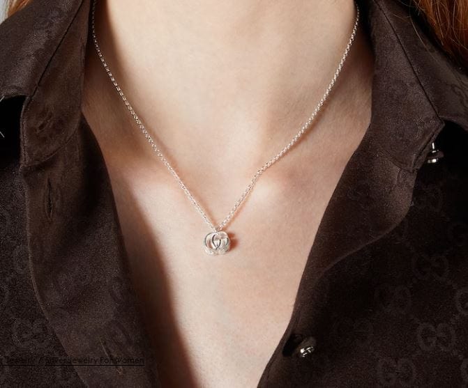 Gucci Jewellery - Necklace Gucci Silver Marmont GG Necklace 16"