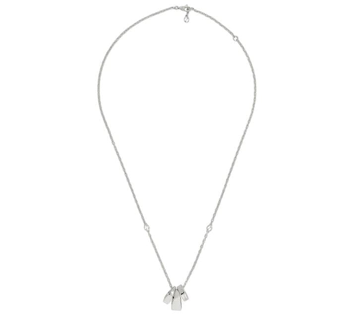 Gucci Jewellery - Necklace Gucci Sterling Interlock G Triple Mini Rings Necklace