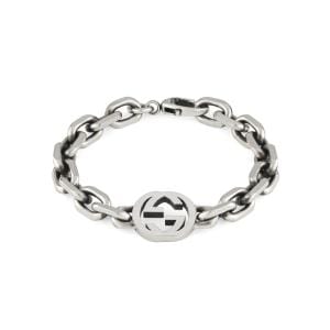 Gucci Jewellery - Bracelet Gucci Sterling Silver Running G Mega Link Bracelet