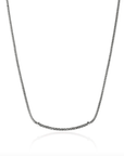John Hardy Jewellery - Necklace John Hardy 1.8mm Essential Pave Silver and Diamonds Necklace