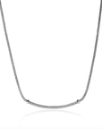 John Hardy Jewellery - Necklace John Hardy 1.8mm Essential Pave Silver and Diamonds Necklace
