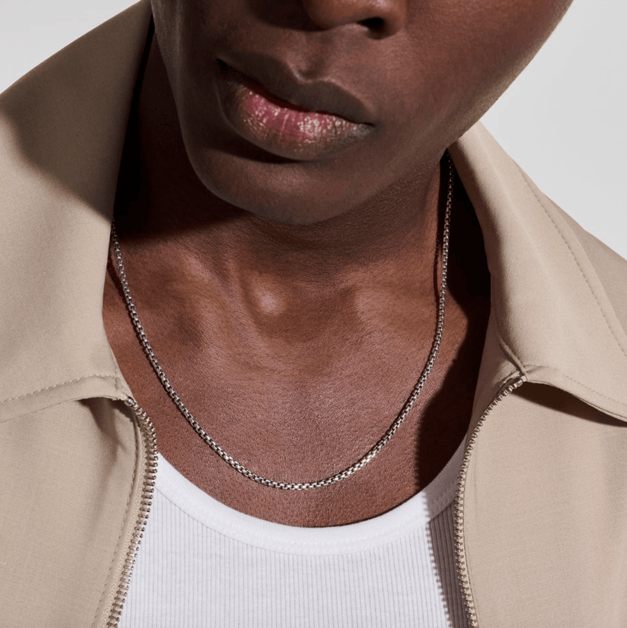 John Hardy Jewellery - Necklace John Hardy 2.7mm Silver Box Chain Necklace