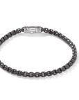 John Hardy Jewellery - Bracelet John Hardy Dark Silver 4MM Box Chain Bracelet