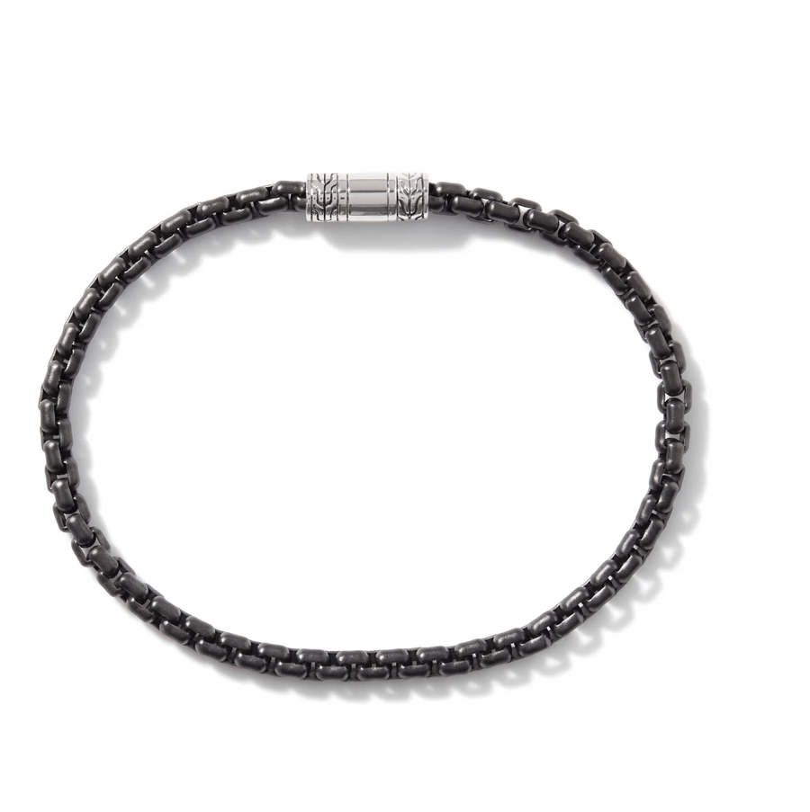 John Hardy Jewellery - Bracelet John Hardy Dark Silver 4MM Box Chain Bracelet