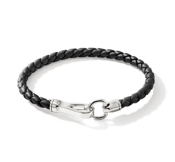 John Hardy Jewellery - Bracelet John Hardy Hook Clasp 5mm Leather Bracelet