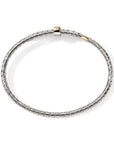 John Hardy Jewellery - Bracelet John Hardy Silver and 14K Yellow Gold Bypass Flex Cuff Size M