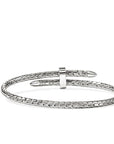 John Hardy Jewellery - Bracelet John Hardy Silver Diamond Spear Cuff Size M