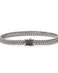 John Hardy Jewellery - Bracelet John Hardy Silver Pave Black Sapphire Clasp 5mm Icon Bracelet