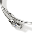John Hardy Jewellery - Bracelet John Hardy Sterling Naga Cuff with Sapphire Eyes