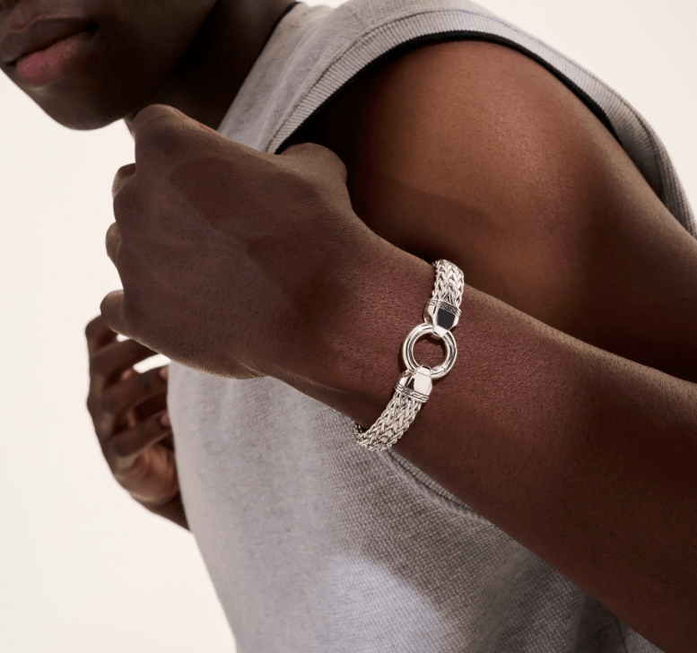 John Hardy Jewellery - Bracelet John Hardy Sterling Silver 11mm Flat Chain Bracelet