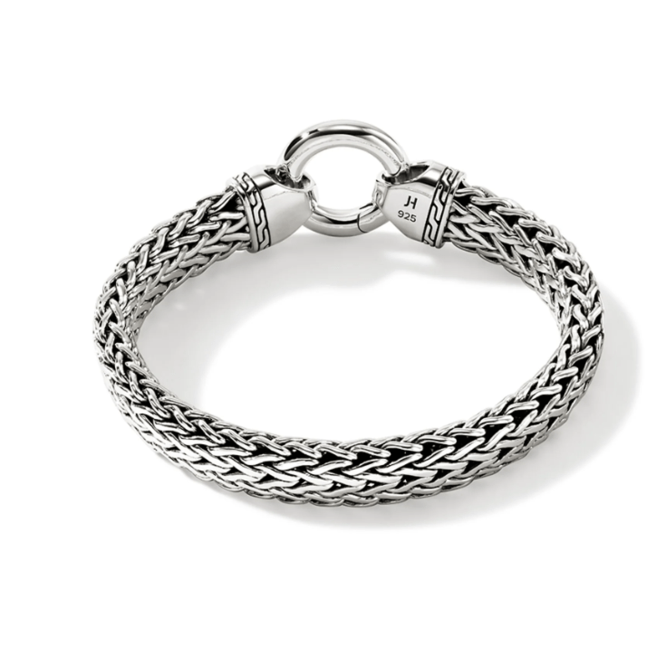 John Hardy Jewellery - Bracelet John Hardy Sterling Silver 11mm Flat Chain Bracelet
