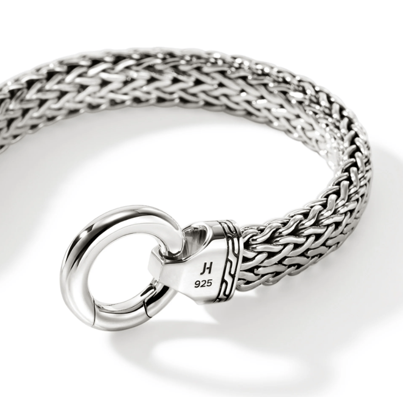 John Hardy Jewellery - Bracelet John Hardy Sterling Silver 11mm Flat Chain Bracelet