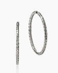 John Hardy Jewellery - Earrings - Hoop John Hardy Sterling Silver 39mm Essentials Flex Hoops