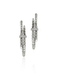 John Hardy Jewellery - Earrings - Hoop John Hardy Sterling Silver 40mm Diamond Spear Hoops