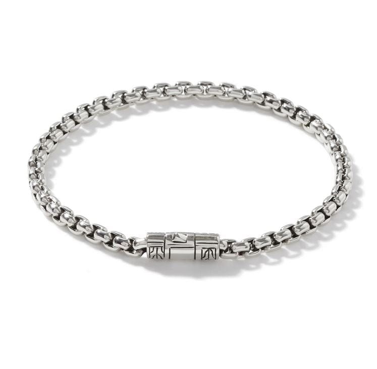 John Hardy Jewellery - Bracelet John Hardy Sterling Silver 4mm Box Chain Bracelet