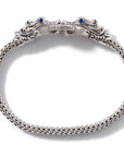 John Hardy Jewellery - Bracelet John Hardy Sterling Silver 5mm Blue Sapphire Naga Bracelet