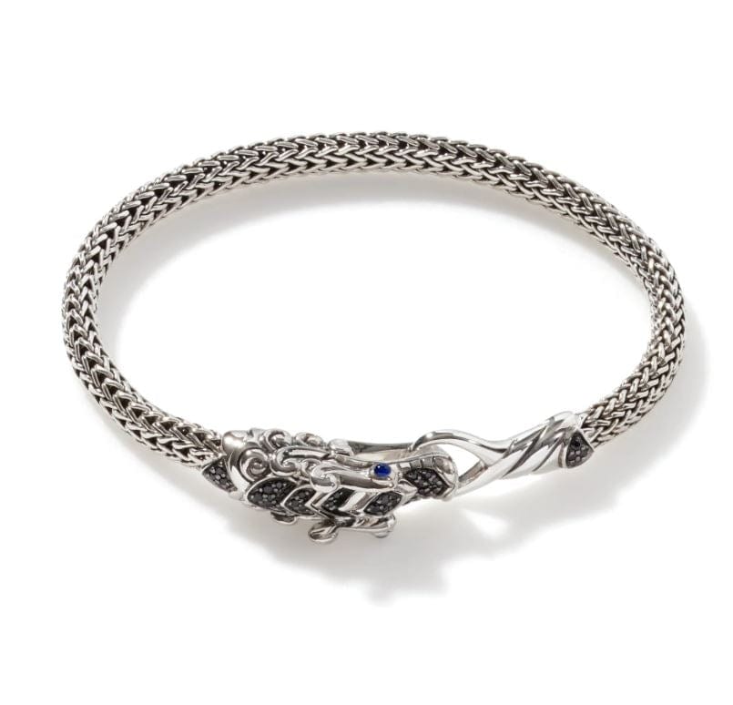 John Hardy Jewellery - Bracelet John Hardy Sterling Silver 5mm Naga Bracelet Size Medium