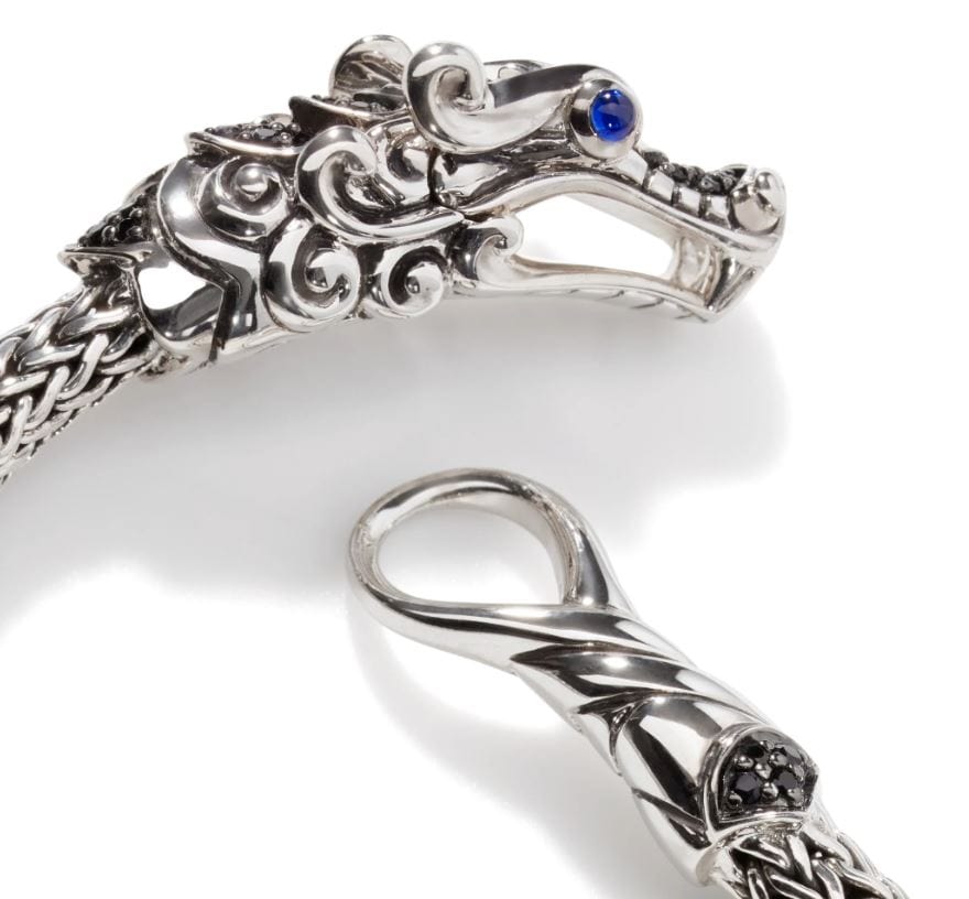 John Hardy Jewellery - Bracelet John Hardy Sterling Silver 5mm Naga Bracelet Size Medium