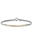 John Hardy Jewellery - Bracelet John Hardy Sterling Silver and 18K Essential 2.5mm Bracelet