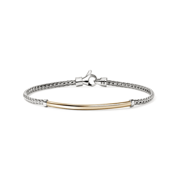 John Hardy Jewellery - Bracelet John Hardy Sterling Silver and 18K Essential 2.5mm Bracelet