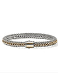 John Hardy Jewellery - Bracelet John Hardy Sterling Silver and Gold Reversible 6.5mm Icon Bracelet