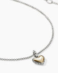 John Hardy Jewellery - Necklace John Hardy Sterling Silver and Yellow Gold Puff Heart Necklace