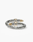 John Hardy Jewellery - Rings John Hardy Sterling Silver and Yellow Gold Single Wrap Ring in Size 7
