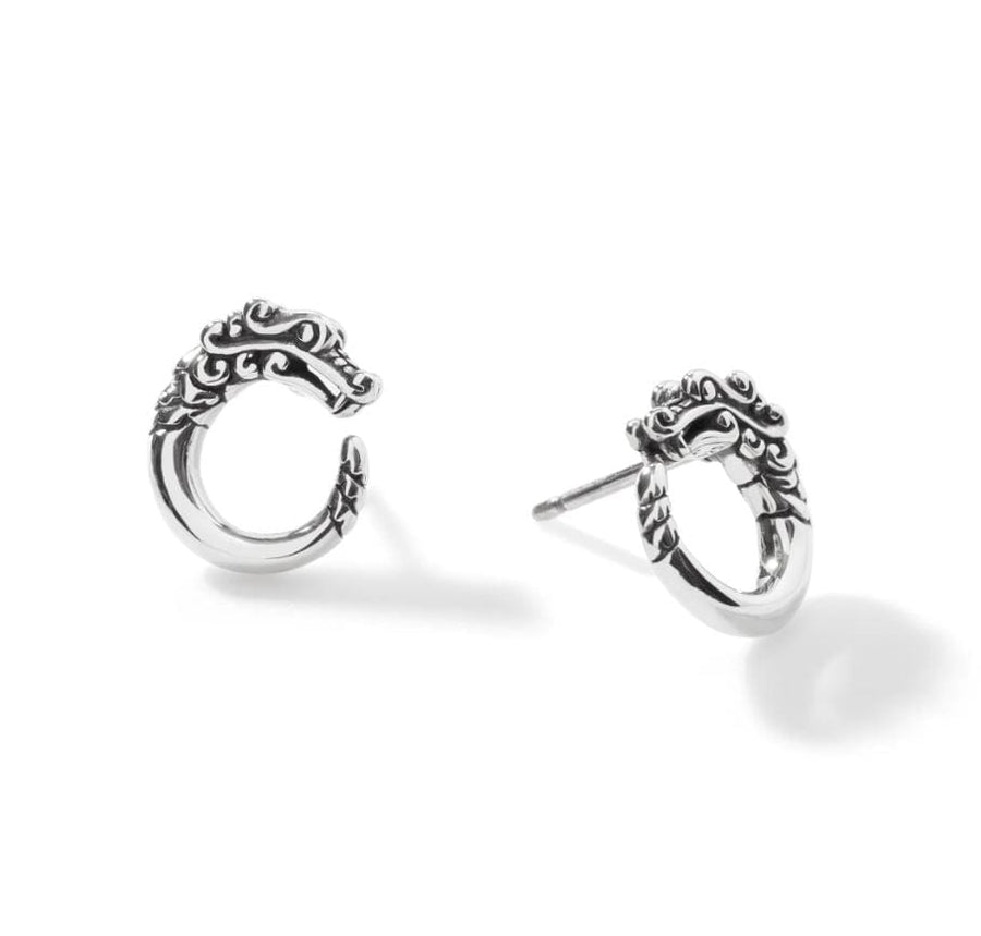 John Hardy Jewellery - Earrings - Stud John Hardy Sterling Silver Curled Naga Studs