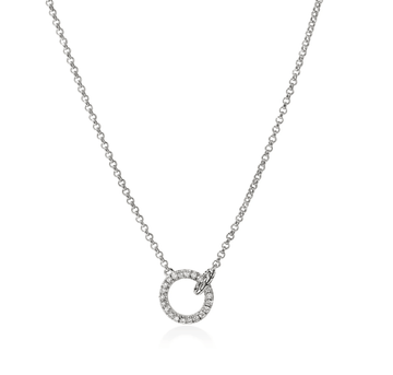 John Hardy Jewellery - Necklace John Hardy Sterling Silver Diamond Essential Pave Necklace