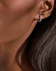 John Hardy Jewellery - Earrings - Hoop John Hardy Sterling Silver Essentials Small Diamond Pavé Hoops