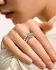 John Hardy Jewellery - Rings John Hardy Sterling Silver Naga Diamond Ring Size 7