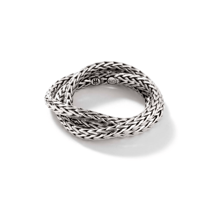 John Hardy Jewellery - Rings John Hardy Sterling Silver Soft Chain Rolling Ring Size 8