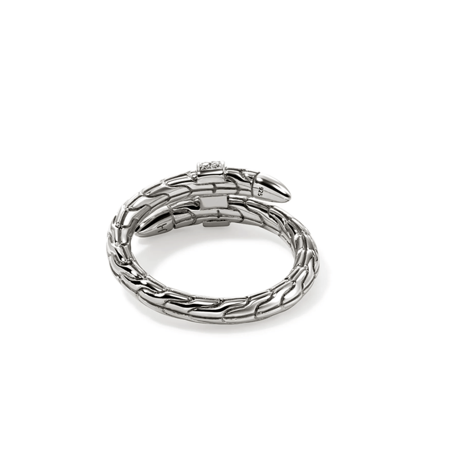 John Hardy Jewellery - Rings John Hardy Sterling Silver Spear Ring with Diamonds