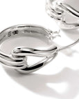 John Hardy Jewellery - Earrings John Hardy Sterling Silver Surf Hoop Earrings