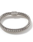 John Hardy Sterling Silver 7.5mm Icon Bracelet Diamonds